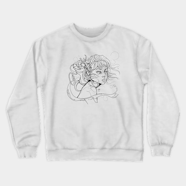 Acuario Crewneck Sweatshirt by mxndesigner